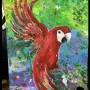 Рисувана картина с маслени бои нова, платно 40/30 см, снимка 3