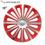 Тасове за джанти 16'' Versaco Trend Silver / Red, снимка 2