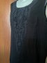 Черна миди рокля от кенар(памук)🍀❤️XL, 2XL❤️🍀арт.6016, снимка 3