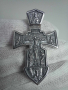 Голям сребърен кръст, снимка 1 - Колиета, медальони, синджири - 44573151