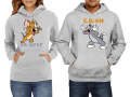 Суитчър/Суитшърт за двойки ЕДИН ЗА ДРУГ ТОМ И ДЖЕРИ tom and jerry new,Подарък,Любов,Влюбен,Празник, снимка 2