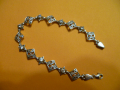 Сребърна гривна, снимка 4