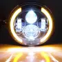 Комплект Кръгли LED фарове 7" 70W H4 – NA500, снимка 7