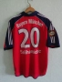 Bayern Munich Salihamidzic Match Worn Adidas мачова оригинална тениска фланелка Байерн Мюнхен , снимка 1