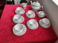 Разкошен порцеланов сервиз за чай -Полша- пълен комплект, снимка 12