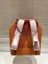 Loewe Луксозна Кафява Кожена Раница Код DST82, снимка 4