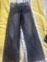 Дамски сиви / графитени дънки с широк крачол (wide leg), снимка 1
