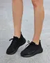 Равни маратонки - черни - MDJH99, снимка 2