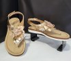 НАМАЛЕНИЕ! -30% на Дамски сандали Zabaione със стелки от мемори пяна цвят: Rose Gold, снимка 2