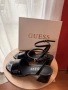 Дамски черни сандали Guess размер 39, снимка 1