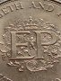Монета Великобритания 25г. Елизабет втора и принц Филип 40427, снимка 4