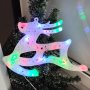 4228 Светещ коледен елен с преливащи LED свeтлини украса за стена, снимка 2