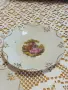 Ретро порцеланови чинийки с позлата и романтична сцена (Fragonard style) Bavaria– 3 бр., снимка 4