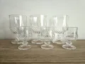 Нови! Комплект кристални чаши за вино и уиски или ракия, снимка 4