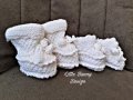 Ръчно плетени шушони/бебешки терлички, снимка 7