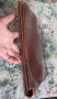 голяма, красива, кожена, стара папка за документи и др. с кон, голям формат, снимка 10