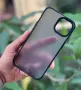 Калъф Wlons Акрилен Силикон Мат /Черна рамка/ за iPhone 15 Plus 6.7 Баркод : 3126670, снимка 1