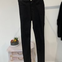 Черен панталон тип дънки размер 36(S), снимка 6 - Дънки - 44259762