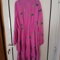 Vero Moda розова рокля на цветя , снимка 1 - Рокли - 41979917