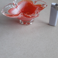бонбониера цветно стъкло, снимка 4 - Антикварни и старинни предмети - 36464136
