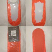 Steps -Неоново-оранжеви  нови дантелени терлички, снимка 1 - Други - 42379162