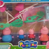 Комплект с бебешка количка на Прасето Пепа (Peppa Pig), снимка 1 - Фигурки - 41608270
