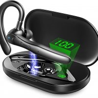 Нови Безжична слушалка с кутия за зареждане за шофиране спорт музика, снимка 1 - Bluetooth слушалки - 39938309