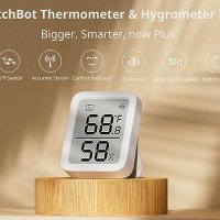 SwitchBot Термометър Хигрометър, Bluetooth вътрешен измервател на влажност за дома, Температурен сен, снимка 11 - Други стоки за дома - 41717408