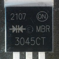  Schottky Rectifier 2107 ON MBR 3045CT, снимка 1 - Друга електроника - 39198756