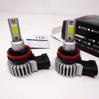 2 бр. LED лампи H8, 2 х 6000 ЛМ, водоустойчиви IP65, снимка 4 - Части - 38754612