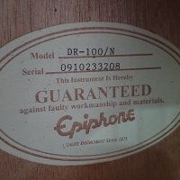 EPIPHONE BY GIBSON акустична китара , снимка 3 - Китари - 42458637