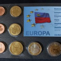 Пробен Евро Сет - Лихтенщайн 2004 , 8 монети , снимка 1 - Нумизматика и бонистика - 44265445