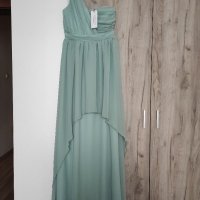 Нова официална рокля С/М размер цвят мента , снимка 1 - Рокли - 35982215