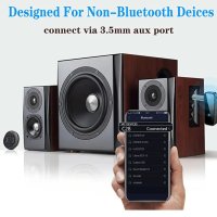 Bluetooth трансмитер YIBECAR, 3,5 мм Bluetooth 5.0 адаптер, 2-в-1 Bluetooth, снимка 4 - Друга електроника - 40314774