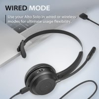 Нови безжични слушалки с шумопотискащ микрофон за компютър, снимка 4 - Слушалки за компютър - 41437287