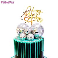 Лазер Диско топка за украса декор на торта или коледна елха и др, снимка 3 - Други - 23479865