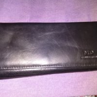 МД Колекшън женско портмоне естествена кожа 185х90мм, снимка 1 - Портфейли, портмонета - 42317970