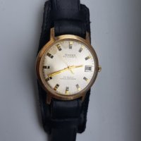 Позлатен мъжки часовник Anker Automatic 25 Rubys, снимка 6 - Антикварни и старинни предмети - 41241524