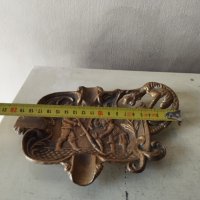 стар бронзов пепелник, снимка 2 - Антикварни и старинни предмети - 42166274