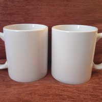 Комплект от две големи порцеланови чаши за чай само за 3 лв. общо, снимка 1 - Чаши - 41283128