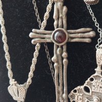 ЛОТ Сребърни кръстове-сребро 925, снимка 14 - Колиета, медальони, синджири - 40955266
