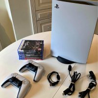 Playstation 5 в комплект с игри и втори джойстик, снимка 3 - PlayStation конзоли - 39291938