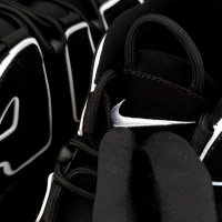 Нови Оригинални Обувки Nike Air Air More Uptempo Black Мъжки Кецове Маратонки Размер 44 Номер 28см, снимка 7 - Кецове - 40258823