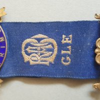 Сребърен 1920 емайл Медал Орден Масонски Англия Бирмингам, снимка 5 - Антикварни и старинни предмети - 42484556