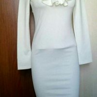 Разкошна бяла рокля 🍀❤XS,S,M❤🍀арт.4056, снимка 2 - Рокли - 35864242