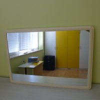 Масивно огледало с рамка за стена, снимка 2 - Огледала - 35935046