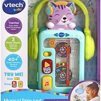 Нова музикална интерактивна играчка за малки деца VTech Baby Play Kitty, снимка 7 - Други - 41397885