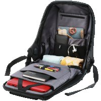 CANYON BP-9 Anti-theft backpack for 15.6'' laptop, material 900D glued polyester and 600D polyester,, снимка 2 - Части за лаптопи - 35670153
