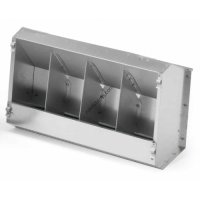 Хранилкa за Зайци за Фураж 4 кг. автоматична четворна - метални - Арт. №: 1361, снимка 2 - За гризачи - 40803588
