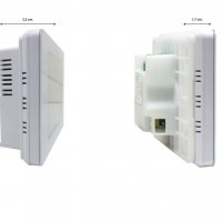 Двулентов цифров Wifi хронотермостат, съвместим с Alexa - Plikc (NEVE XW - 230Vac захранване), снимка 4 - Мрежови адаптери - 34653474